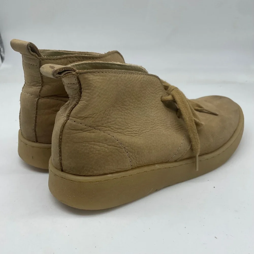 Clarks x Zara Soft Tan Leather Desert Chukka Boots EU 35‎ Portugal Kids Size 3.5